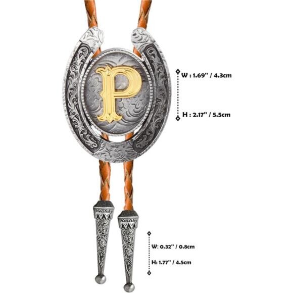 Bolo tie for Men P - Picture 3 of 6